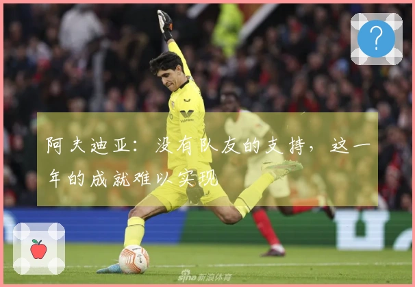 阿夫迪亚：没有队友的支持，这一年的成就难以实现
